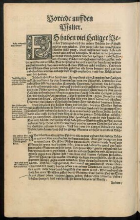 Vorrede auff den Psalter.