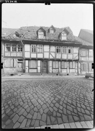 Quedlinburg, Goldstraße 21. Wohnhaus. Straßenfront