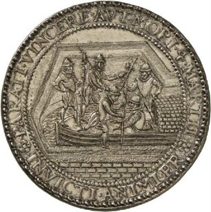 Medaille auf die Einnahme der Stadt Breda durch Moritz von Nassau-Oranien, 1590
