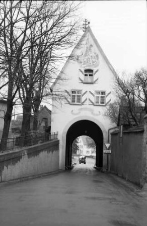 Riedlingen: Stadttor von innen, Mühltörle