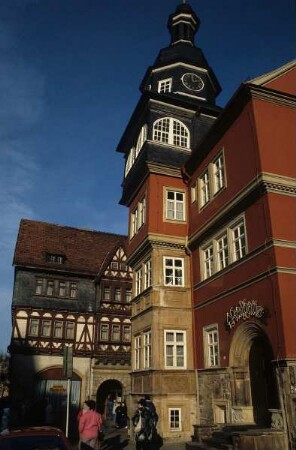 Eisenach. Rathaus. Ansicht von Südwesten