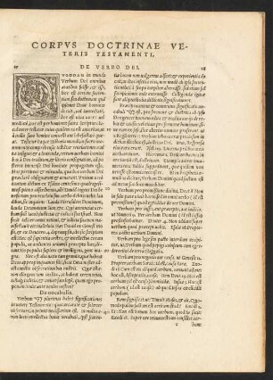 Corpus Doctrinae Veteris Testamenti.