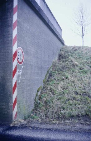 Fehlende Böschungstreppe