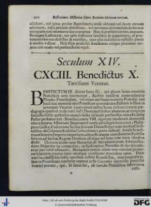 Seculum XIV.