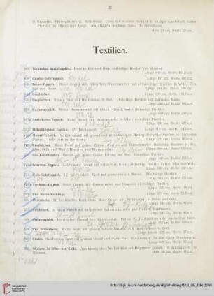 Textilien (Nr. 567-585)