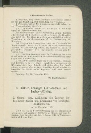 B. Mäkler, beeidigte Auktionatoren und Sachverständige.
