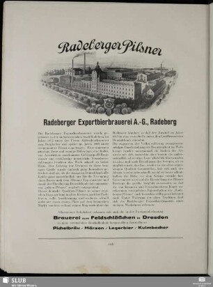Radeberger Exportbierbrauerei A. - G., Radeberg