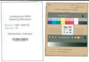 Entnazifizierung Antonius Wernsmann , geb. 18.01.1907 (Landwirt)
