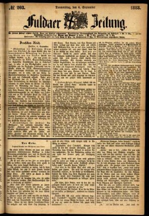Ausgabe vom Donnerstag, den 06. September 1883.