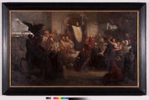 Bernhard von Clairvaux predigt den Kreuzzug