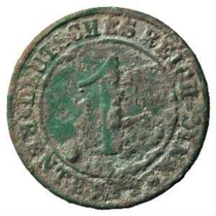 Fundmünze, 1 Rentenpfennig, 1923