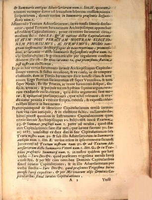 Sacra Congregatione Concilij Salisburgen. Capitulationum : Inter Celsiss., & Reuerendiss. D. Archiepiscopum Principem Salisburgen. Et Illustriss. & Reuerendiss. Capitulum eiusdem Ecclesiae. Responsio Facti