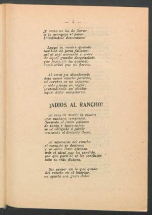 ¡Adiós al rancho!