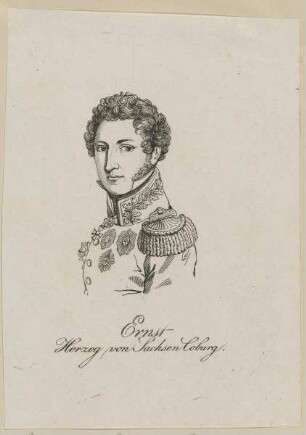 Bildnis des Herzogs Ernst II. von Sachsen-Coburg-Gotha