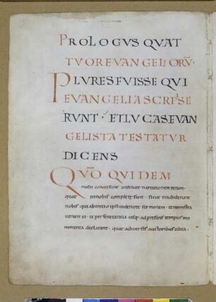 Sogenanntes Kostbares Evangeliar — Beginn des Prologs, Folio fol. 3v