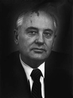 Michail Gorbatschow (geb. 1931; russischer Politiker, Parteisekretär und Staatsmann). Moskau, 1991