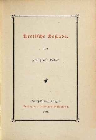 Kretische Gestade