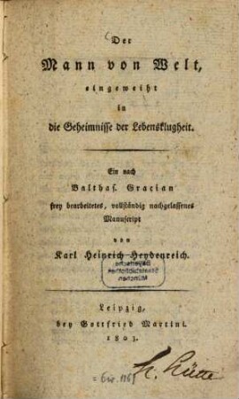 Der Mann von Welt