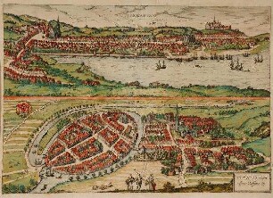 Ansicht von Flensburg, Ansicht von Itzehoe