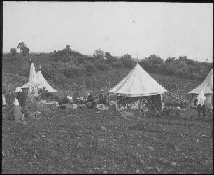 Lager am Tell el-kadi [tell al-kadi], Aufbau
