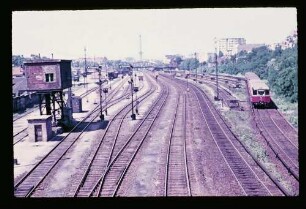 S-Bahn bei Halensee 10.7.56.