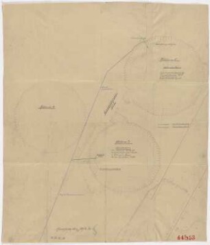 [Lageplan der Rohrleitungen zum Kühlturm 3 und 5]