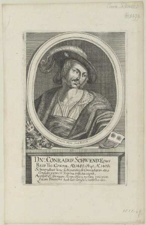 Bildnis des Conradus Schwend