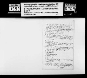 Ortsbeschreibung von Unterweiler mit dem vom Ortspfarrer beantworteten Fragebogen des STBs
