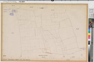 Herzfeld (Lippetal), Flurbereinigung Herzfeld-Düllo, Zuteilungskarte Liesborn Flur 17