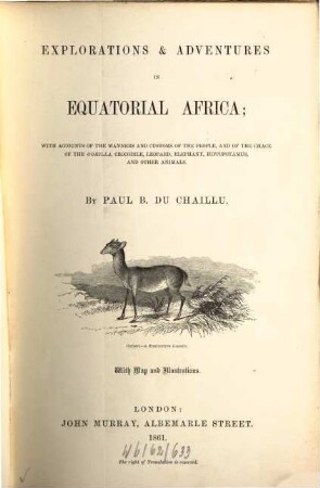 Explorations & adventures in Equatorial Africa