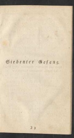 Siebenter Gesang