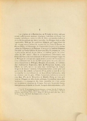 Les humanistes polonais