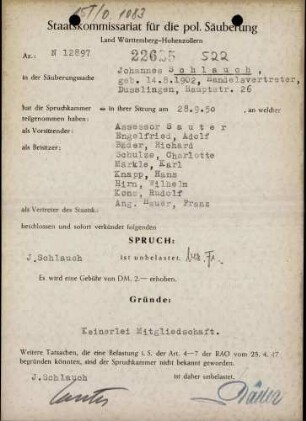 Schlauch, Johannes