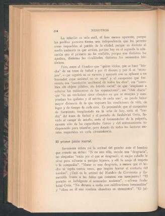 El primer juicio mortal