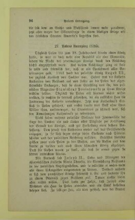 27. Polens Untergang (1795)