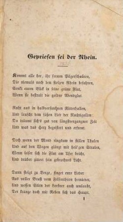 Rheinische Lieder und Sagen