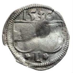 Fundmünze, Pfennig (einseitig), 1530