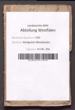 Ausmittelung und Ablieferung des Revenuenzehntels vom Damenstift St. Marien, Minden