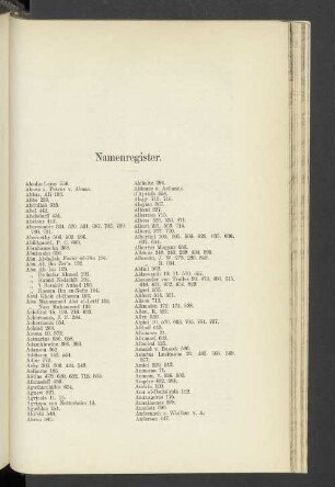 Namenregister