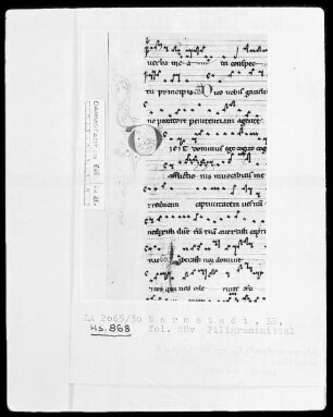 Graduale und Sequentiar — Initiale D, Folio 88verso