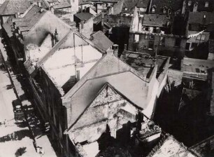 Zerstörungen Zweiter Weltkrieg. Waldstraße