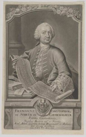 Bildnis des Franciscvs Christophorus de Scheyb