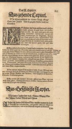 Das zehende Capitel.