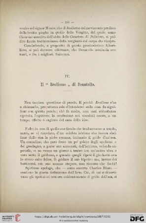 IV. Il "Realismo" di Donatello
