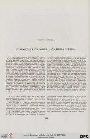 Z twórczości rysunkowej Jana Piotra Norblina