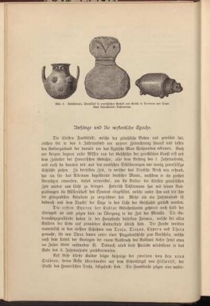 Anfänge und die mykenische Epoche.