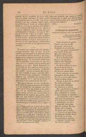 A un clavel marchito. : [Poesía]