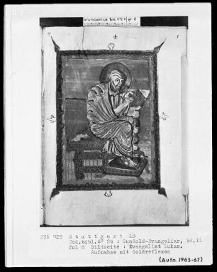 Gundold-Evangeliar — Band 2 — Evangelist Lukas, Folio 8recto