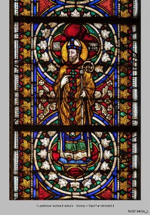 Fenster B-XIII-XV : Fenster XIII (rechts) : Heiliger Martin