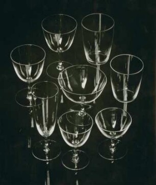 Kelchglasgarnitur A 50/glatt